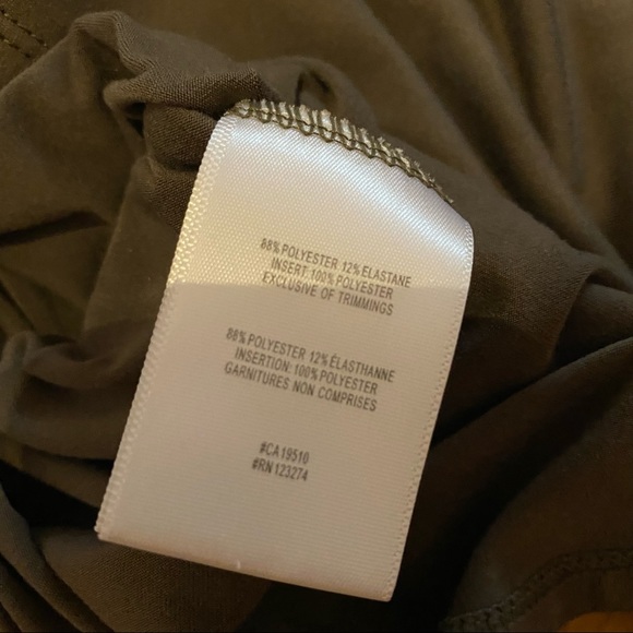 Lole olive green v neck top XS - Picture 6 of 10